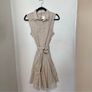 Mango burton up shirt dress with buckle